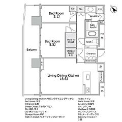 物件の間取り