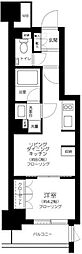 オープンレジデンシア麻布六本木 1LDKの間取図画像