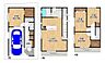 区画図：プラン間取り：４ＬＤＫ　プラン建物面積：９７.７４平米