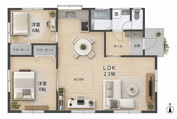間取りを拡大表示