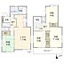 間取り：080万円、4LDK、土地面積147.84m2、建物面積98.95m2 4LDK＋カースペース2台です！（車種による）