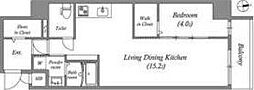 LEGALAND猫 MIYAKOJIMA 1LDKの間取図画像