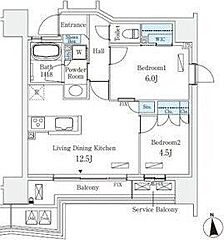 物件の間取り