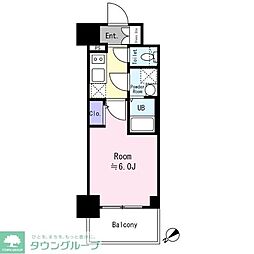 大阪市東淀川区東淡路4丁目マンション 1Kの間取図画像