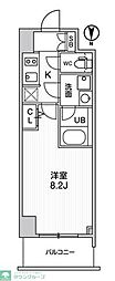 Fortuney大手前 1Kの間取図画像