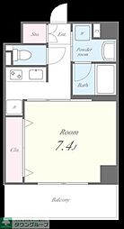 DolceVita1 1Kの間取図画像