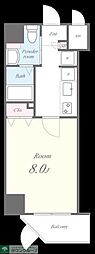 ParkLaneMinami 1Kの間取図画像
