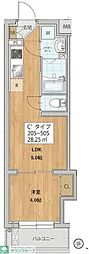 AXIA M-City大阪瑞光 1LDKの間取図画像