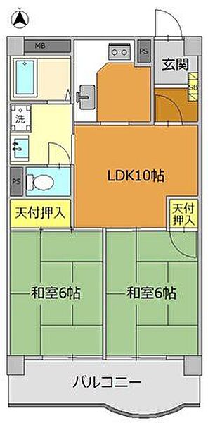 間取りを拡大表示