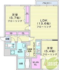 物件の間取り