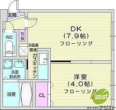 物件の間取り