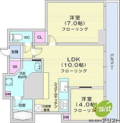 物件の間取り