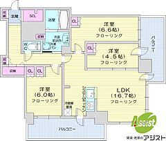 物件の間取り