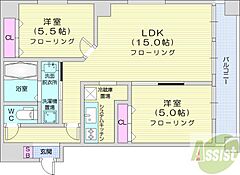 物件の間取り