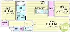 物件の間取り
