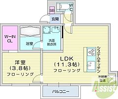 物件の間取り
