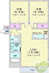 物件の間取り