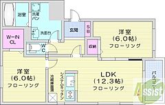 物件の間取り
