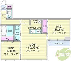 物件の間取り