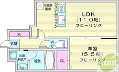 物件の間取り