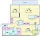 間取り：2LDK、都市ガス、エアコン、追い焚き、浴室乾燥機