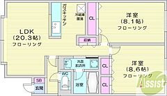 物件の間取り