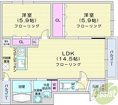 物件の間取り