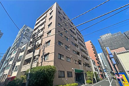 マイキャッスル水天宮前壱番館の外観(南西側から)