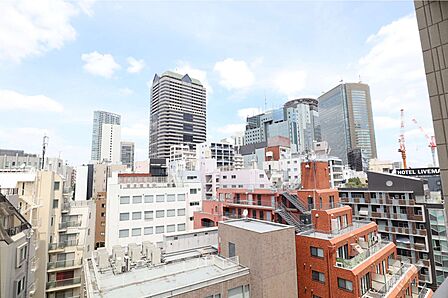 バルコニーからの眺め(北方向)