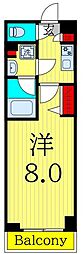 ガーラ行徳グランドステージ 1Kの間取図画像