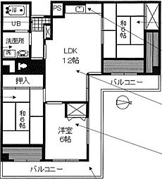 ロイヤルハイムKEN 3LDKの間取図画像
