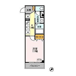 ラ・ファウンテン 2階/-