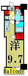 ParkAxis錦糸町WEST ワンルームの間取図画像