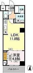 江東区枝川3丁目マンション 1LDKの間取図画像