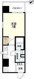 リバーレ浅草駒形 1Kの間取図画像