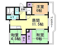物件の間取り