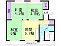 ユートピア川原3号棟4階3.7万円