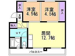 ユートピア川原 2号棟 1階