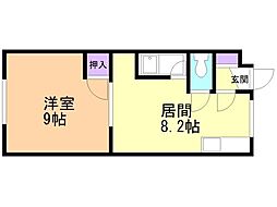ハイツ元町 1階/1-C