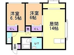 プレスト壱番館 2階/202