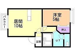 サンガーデン江差B棟 2階/201