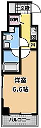 ラ・ヴイスタ西新宿 1Kの間取図画像