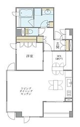 Brilliaist代々木上原 1LDKの間取図画像