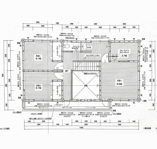 間取りを拡大表示