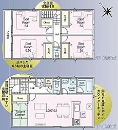 川口市赤井 新築戸建て 全2棟 1号棟