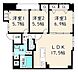 間取り：3LDK、価格3980万円、専有面積80.03m2