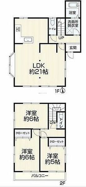 間取りを拡大表示