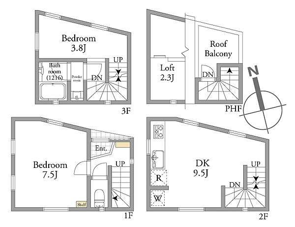 間取りを拡大表示