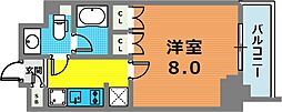 ステラメゾン三軒茶屋 1Kの間取図画像