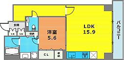 グランドメゾン三軒茶屋 1LDKの間取図画像